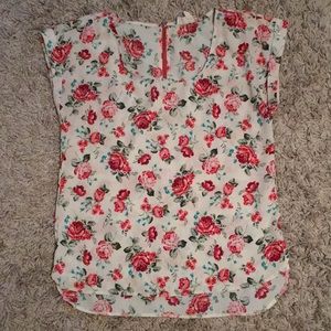 Pink Republic floral top size M